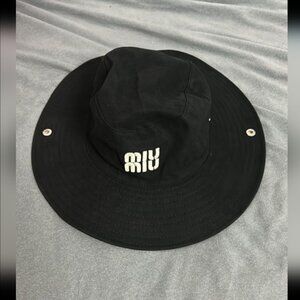 womens miu miu bucket hat